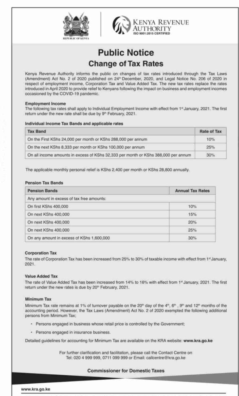 THE TAX LAWS AMENDMENT ACT NO.2 , 2020